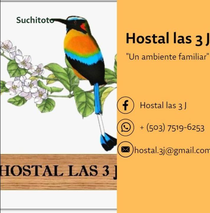 Hostal Las 3 J Suchitoto Exterior photo